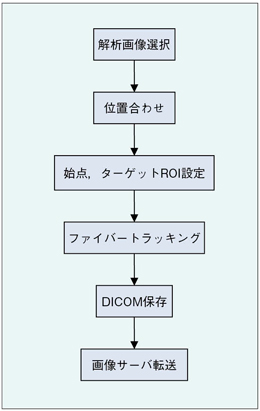 図1　DTI解析フローチャート