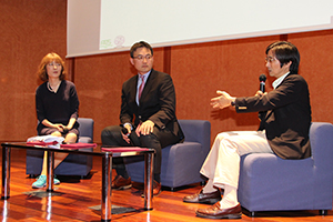 Session 1：右から鎮西氏，波多氏，吉川氏