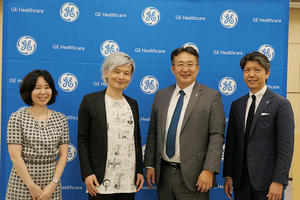 2020年成長戦略発表会の登壇者 （写真左から松葉香子氏，宮田裕章氏，多田荘一郎氏，大越　厚氏）