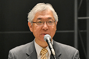 学会長講演で登壇した小笠原克彦 氏（北海道大学）